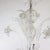 Glass Vintage Baroque Style Three Arm Cristallo Murano Chandelier With Rigaree Trim For Sale - Image 7 of 12