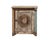 Nightstand Made From Antique Indian Teakwood Architectural Elements For Sale In Santa Fe - Image 6 of 8