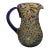 1980s Mexican Hand-Blown Confetti Rock Glass Pitcher – Multicolored Artisan Glassware For Sale