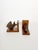 Wooden Bookends with Fish Decoration, France, 1960s, Set of 2 For Sale - Image 4 of 10