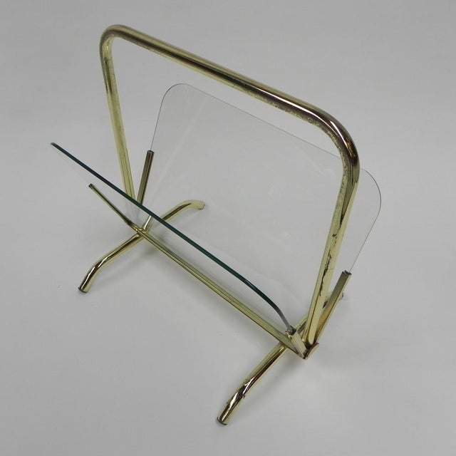 Vintage Hollywood Regency Magazine Rack, 1970s For Sale - Image 11 of 17