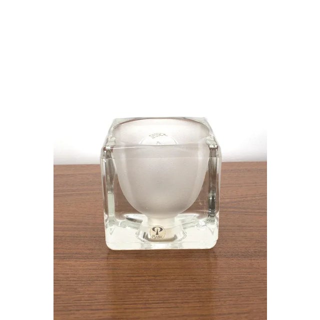 Glass Vintage Table Lamp from Putzler For Sale - Image 7 of 7