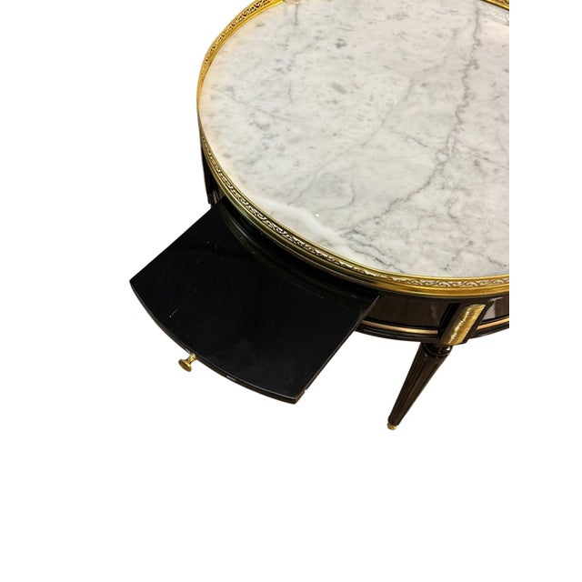 Mid 20th Century French Louis XVI Style Black Side Table For Sale - Image 5 of 5