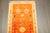 Mid 20th Century Vintage Zabihi Collection Bright Orange Turkish Anatolian Rug - 2'7" x 4'6" For Sale - Image 5 of 6