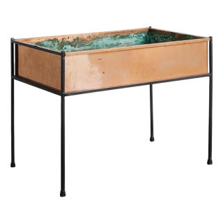 Mid-Century Swedish Copper Flower Table Planter from Hans-Agne Jakobsson, 1950s For Sale