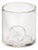 Monogram Glass Votive Small, Clear For Sale