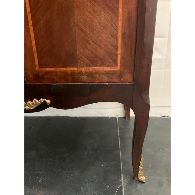 Wood Napoleon III Cupboard with Cherry, Walnut, and Beech Veneers For Sale - Image 7 of 13