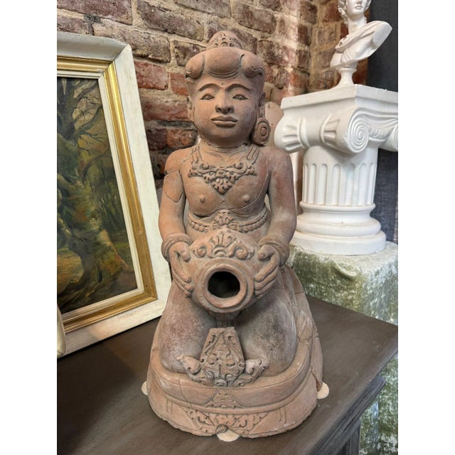 Early 19th Century Indonesian Terracotta Sculpture | Antique Southeast Asian Earthenware | Circa 1820 For Sale - Image 4 of 11