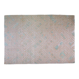 Contemporary Moroccan Sheba Hand Knotted Wool Rug,9'9"X14' For Sale