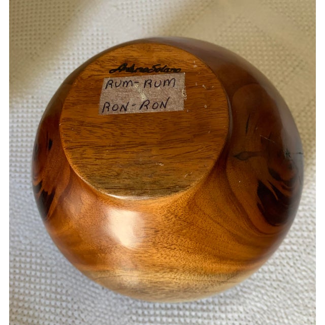 Arturo Solano Exotic Wood Turned Bowl For Sale - Image 10 of 12