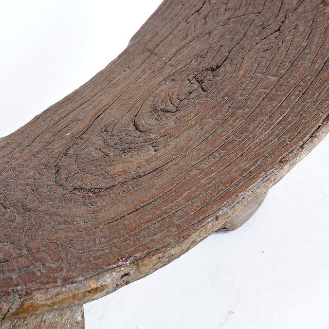 African Tripod Stool in Wood For Sale - Image 10 of 13