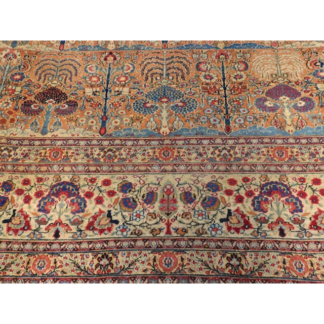 Antique Persian Rug. 10'5"x 12' For Sale - Image 10 of 18