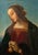 Baroque Italian School, Praying Virgin, 19th Century, Oil on Canvas For Sale - Image 3 of 6