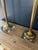 Plastic 1970s Pair of Mid-Century Modern Italian Brass Buffet Lamps For Sale - Image 7 of 8