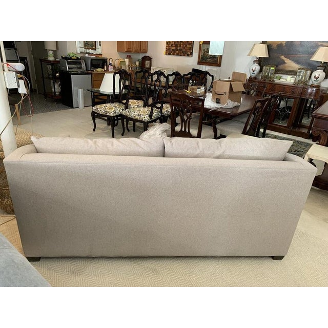 The Sullivan Sofa in Grey Merino Fabric For Sale - Image 11 of 12