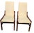Henredon 1980s 2 Henredon Scene One Campaign Dining Room Side Chairs MCM Oak Brass For Sale - Image 4 of 14