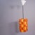 Orange Vintage Danish Ceiling Lamp in Metal Shades by Louis Weisdorf for Lyfa, 1960s For Sale - Image 8 of 8