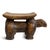 Dating to the 1920s, this striking Baule monkey stool from western Africa is a remarkable example of traditional African...