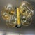 Vintage Four-Light Chandelier with Gold Smoked Glass Spheres, 1970s For Sale - Image 8 of 9