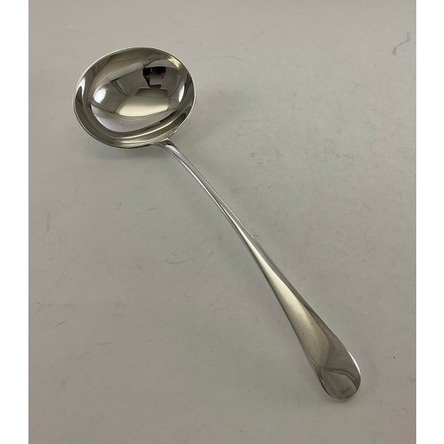 James Dixon & Sons 1970s A Silver Soup Ladle, Old English For Sale - Image 4 of 15