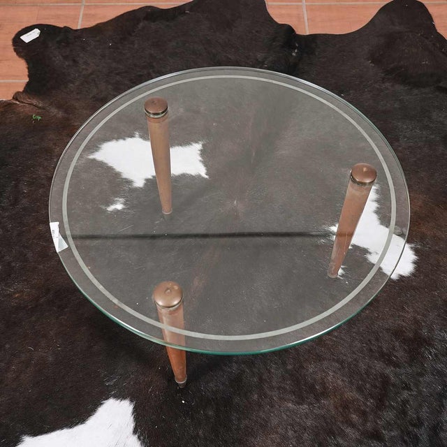 Glass Coffee Table, 1960s-1970s For Sale - Image 6 of 7