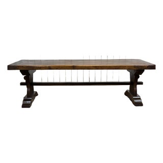 Oak Monastery Table, Early 20th Century For Sale