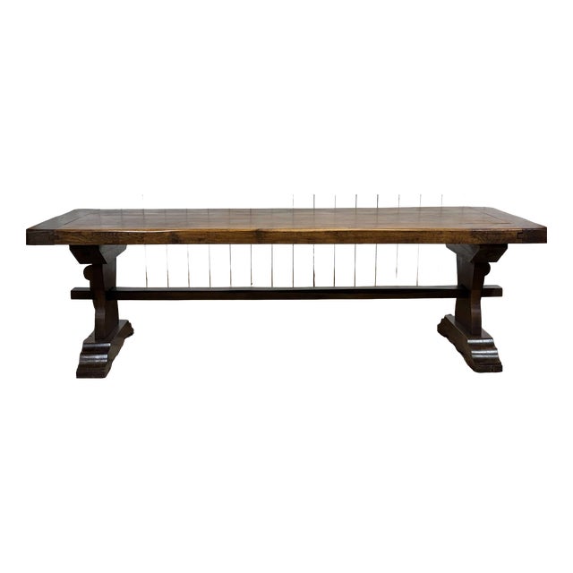 Oak Monastery Table, Early 20th Century For Sale