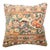 Early 20th Century Mahal Border Persian Rug Pillow For Sale