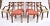 Traditional 20th C Regency X Back Dining Chairs, Set of 6 For Sale - Image 3 of 13