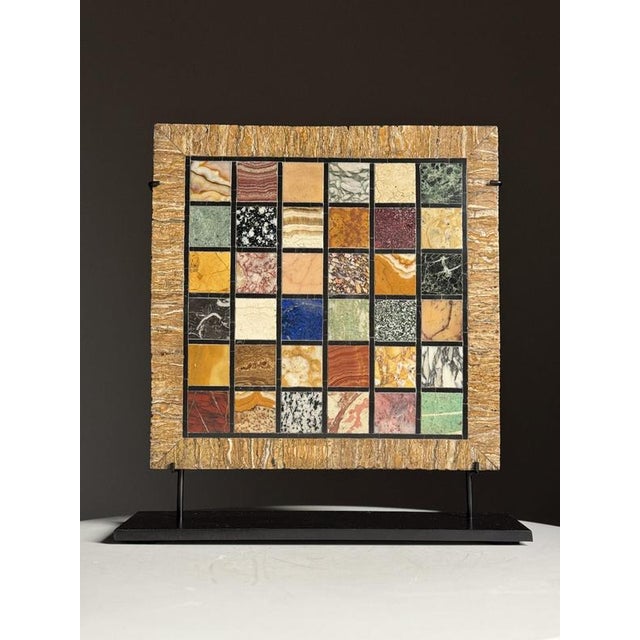 Grand Tour Marble Specimen Tablet, 1800s For Sale - Image 10 of 18