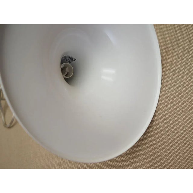 Danish White Pendant Lamp from Frandsen, 1970s For Sale - Image 6 of 9