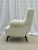 Pair American Mid-Century Scroll Lounge / Wingback Chairs, Boucle, Draper Style For Sale - Image 11 of 13