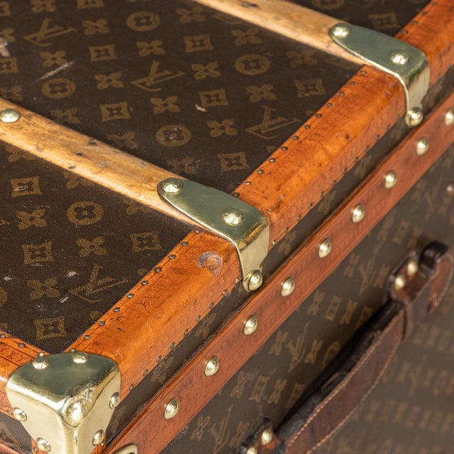20th Century Trunk in Monogram Canvas from Louis Vuitton, France, 1930s For Sale - Image 11 of 18