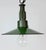 1960s Industrial Green Enamel Military Pendant Lamp with Cast Aluminium Top, 1960s For Sale - Image 5 of 18