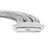 Metal Unisex Retired John Hardy Sterling Silver Woven Chain Pusher Clasp Link Bracelet For Sale - Image 7 of 8