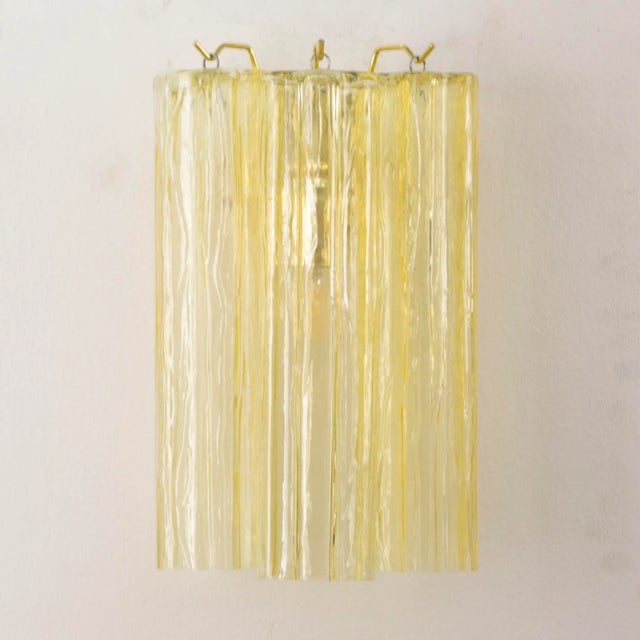 Mid-Century Modern Italian Wall Light in Murano Glass, 1990s For Sale - Image 3 of 12