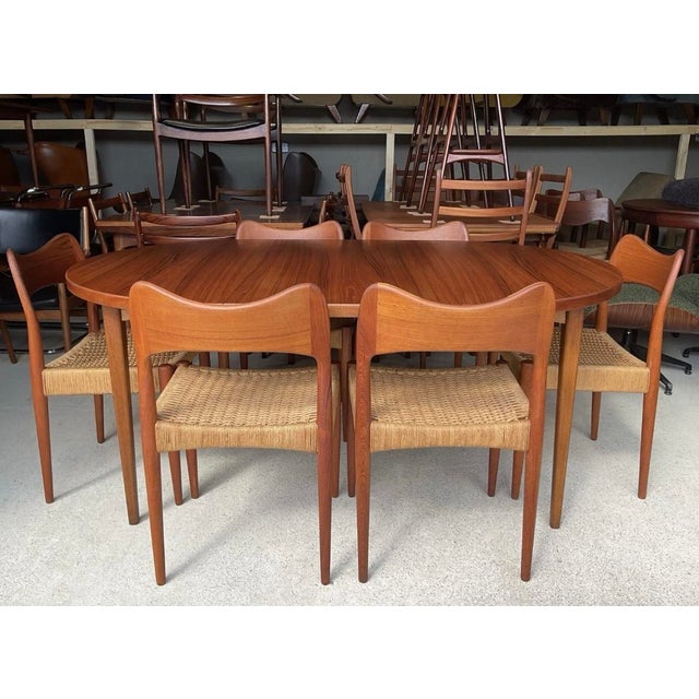 Danish Extendable Dining Table in Teak For Sale - Image 14 of 17