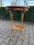1980 French Louis XVI Gold Mahogany Marble Side Tables 2pc For Sale - Image 16 of 17