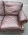 Wesley Hall of Hickory Galleries Rolled Arm Leather Sofa For Sale - Image 11 of 12