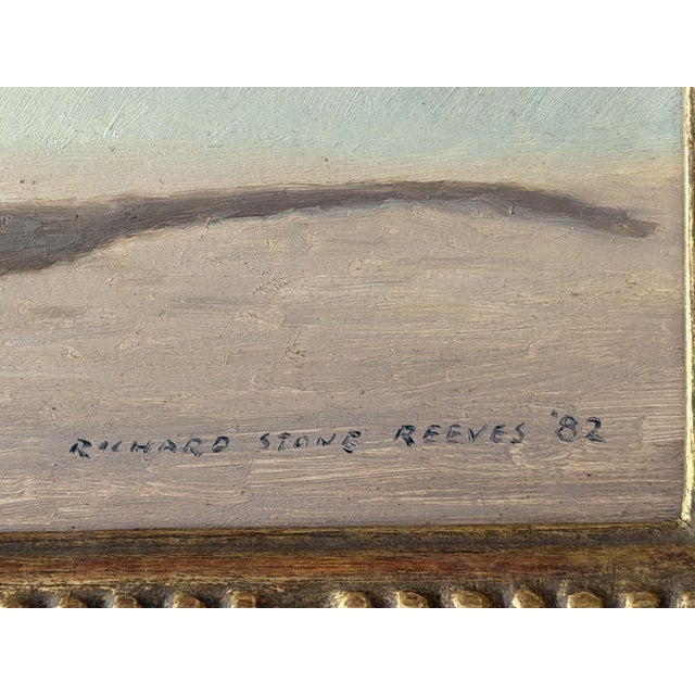 Richard Stone Reeves, Óleo Tabla, 1982, Oil on Board For Sale - Image 3 of 9