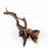 Vintage Organic Modern Driftwood Side Table With Acrylic Top, Mid-Century For Sale - Image 18 of 18
