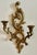 Hollywood Regency Wall Sconce Gold Double Candle - 1960s Superb Vintage Charm! (3 Available) For Sale In Miami - Image 6 of 6