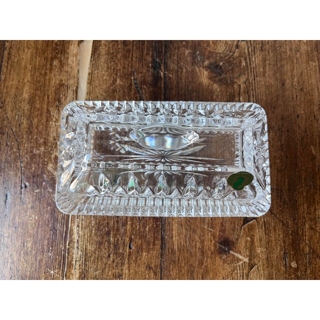 2010s Waterford Crystal Vincent Rellis 2013 Collection Lismore Pattern 1/4 Pound Covered Butter Dish For Sale - Image 5 of 12