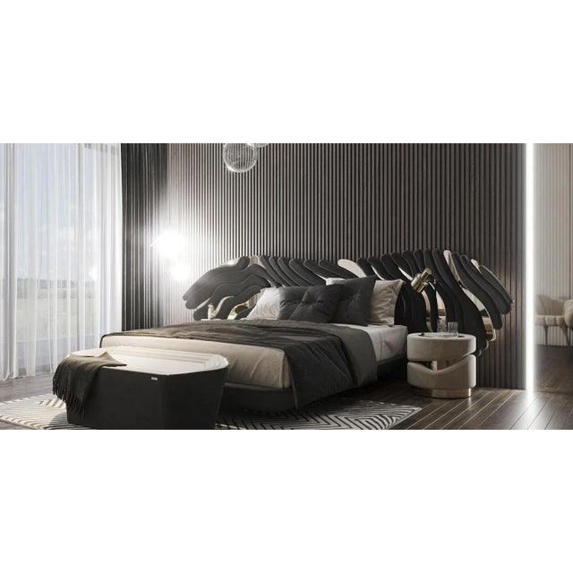 Contemporary Douro Nightstand by Alma De Luce For Sale - Image 3 of 6