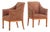 Pair of Italian Maple Armchairs, C. 1940 For Sale
