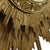 Wood Gold Sun Mirror Two Levels Convex Mirror Sunburst, 1960s For Sale - Image 7 of 15