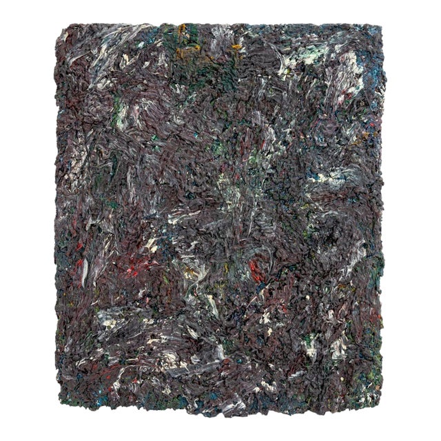 Andy Miller Abstract Composition Oil on Canvas, 1985 For Sale