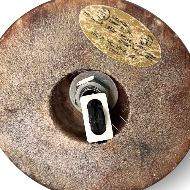 Stone Petite Vintage Italian Alabaster Mushroom Table Lamp For Sale - Image 7 of 7