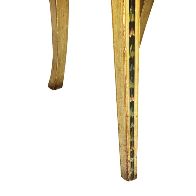 Late 18th Century Twelve George III Painted Shield Back Dining Chairs - Set of 12 For Sale - Image 9 of 13