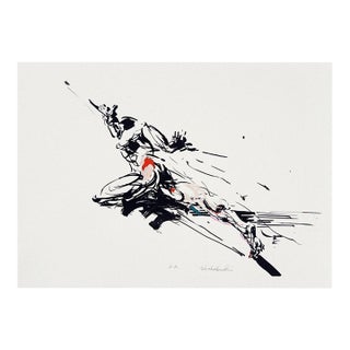 1993 Ahmed Shahabuddin Elancement I Signed Screenprint For Sale